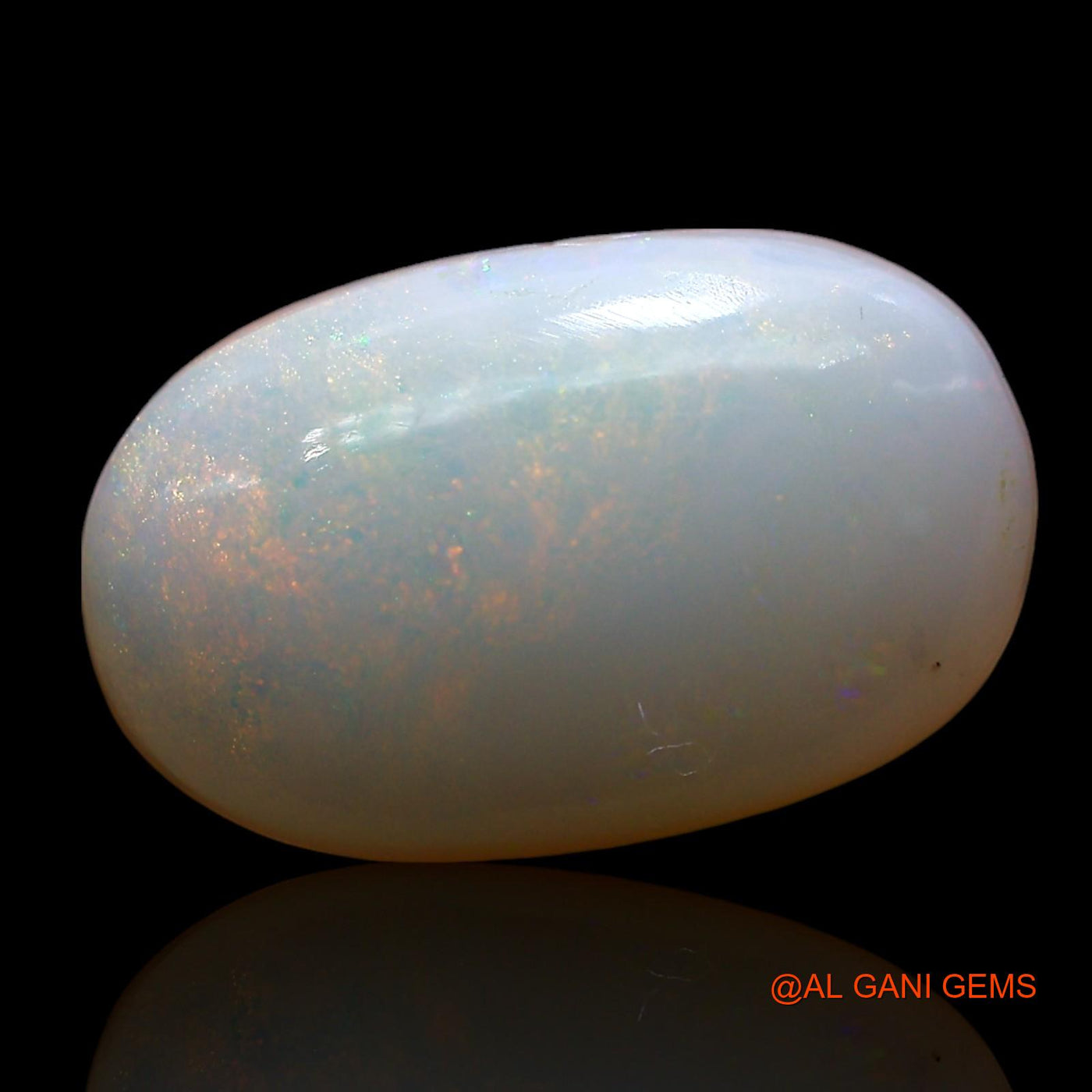 3.00 Cts Natural Australian Fire Opal Loose Gemstone Oval Cabochon 14x9x4 mm AE-535