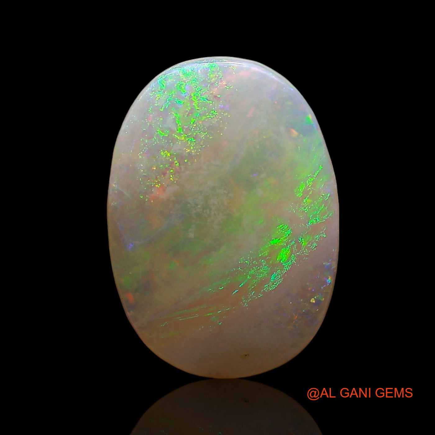 Natural Untreated Fire Opal Loose Gemstone Oval Cabochon From Australia 2.00 Cts 14x10x2 mm AE-537