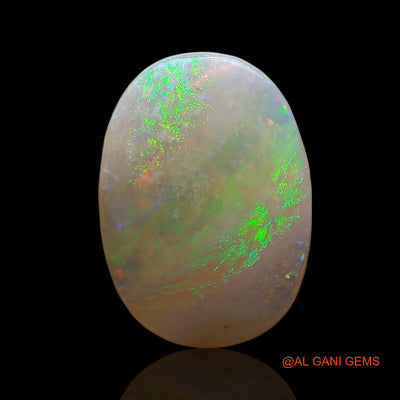 Natural Untreated Fire Opal Loose Gemstone Oval Cabochon From Australia 2.00 Cts 14x10x2 mm AE-537