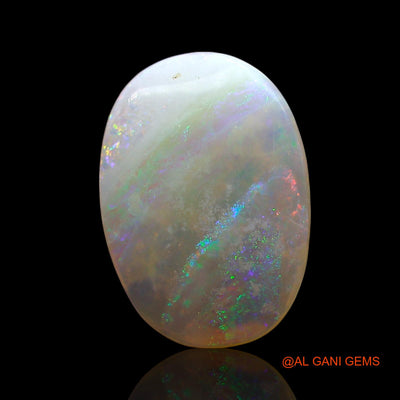 Natural Untreated Fire Opal Loose Gemstone Oval Cabochon From Australia 2.00 Cts 14x10x2 mm AE-537