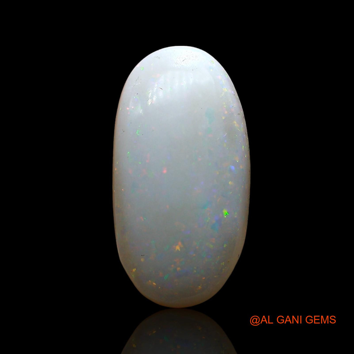3.00 Cts Natural Australian Fire Opal Loose Gemstone Oval Cabochon 15x8x3 mm AE-539