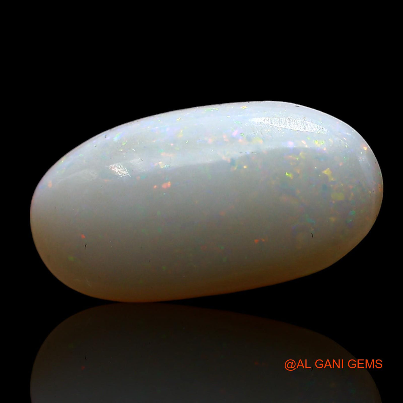 3.00 Cts Natural Australian Fire Opal Loose Gemstone Oval Cabochon 15x8x3 mm AE-539