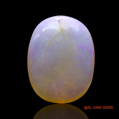 7.00 Cts Natural Australian Fire Opal Loose Gemstone Oval Cabochon 17x13x5 mm AE-53