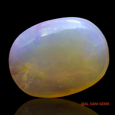 7.00 Cts Natural Australian Fire Opal Loose Gemstone Oval Cabochon 17x13x5 mm AE-53