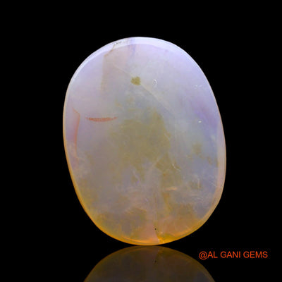 7.00 Cts Natural Australian Fire Opal Loose Gemstone Oval Cabochon 17x13x5 mm AE-53