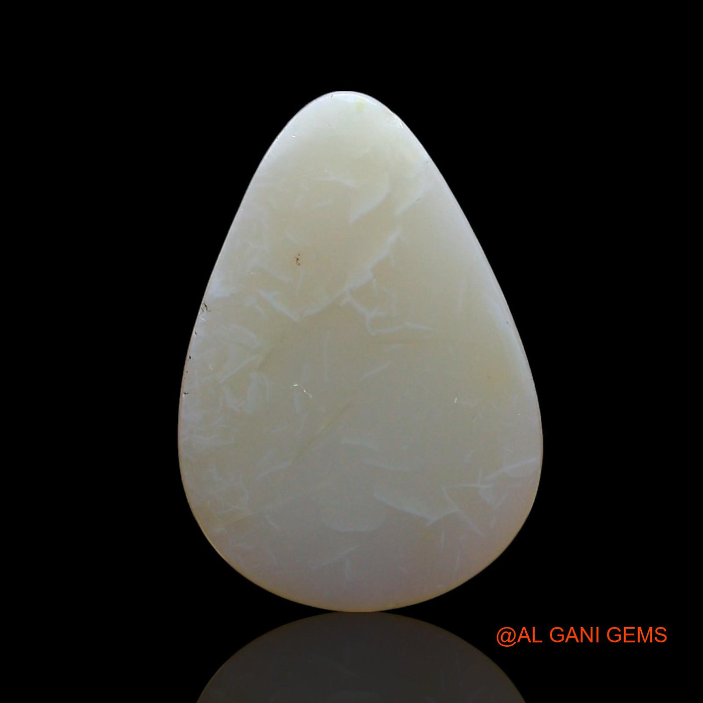 Natural Fire Opal Gemstone 3.00 Cts Loose Pear Cabochon From Australia 14x10x4 mm AE-540