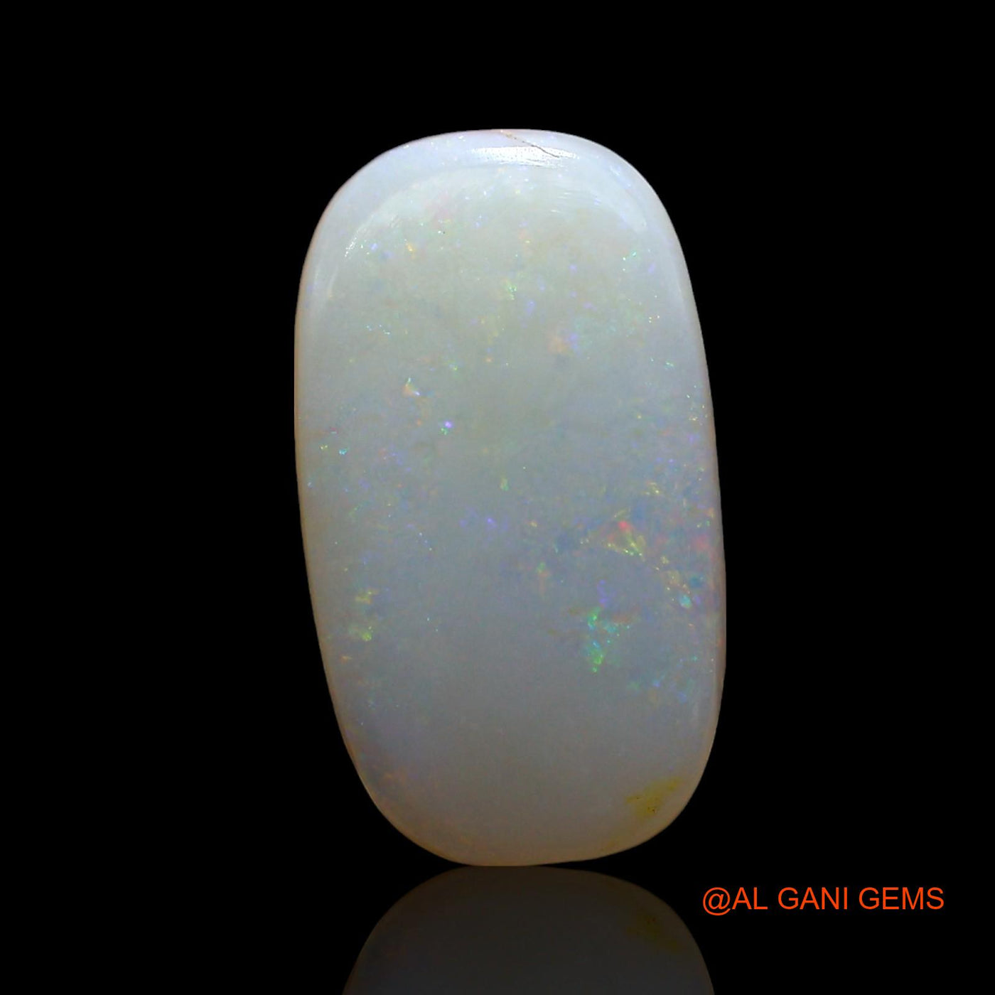 3.00 Cts Natural Australian Fire Opal Loose Gemstone Oval Cabochon 15x8x3 mm AE-541