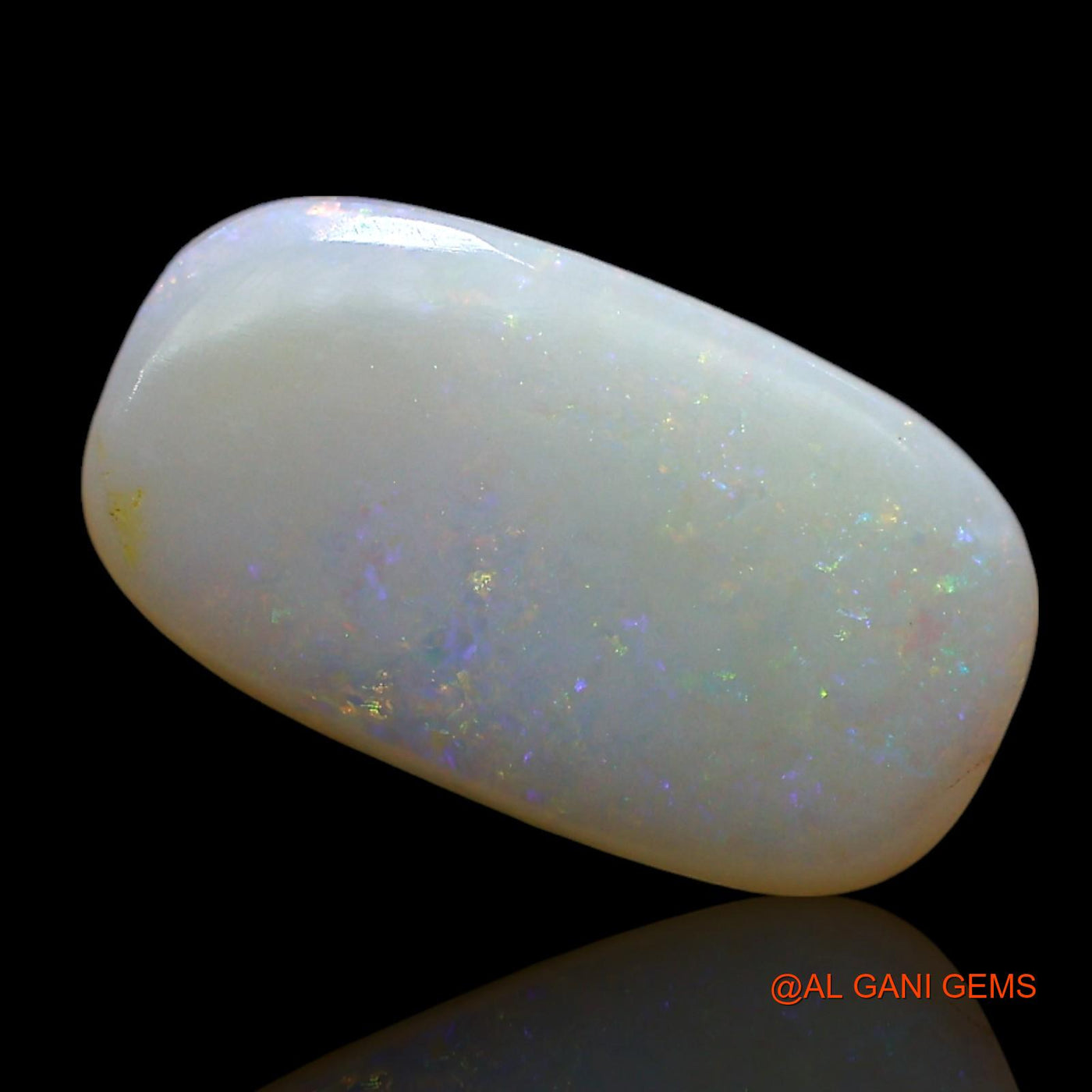 3.00 Cts Natural Australian Fire Opal Loose Gemstone Oval Cabochon 15x8x3 mm AE-541