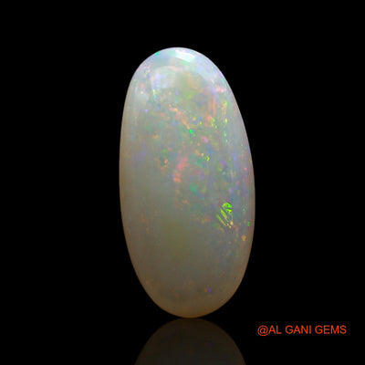 2.00 Cts Natural Australian Fire Opal Loose Gemstone Oval Cabochon 16x8x3 mm AE-543