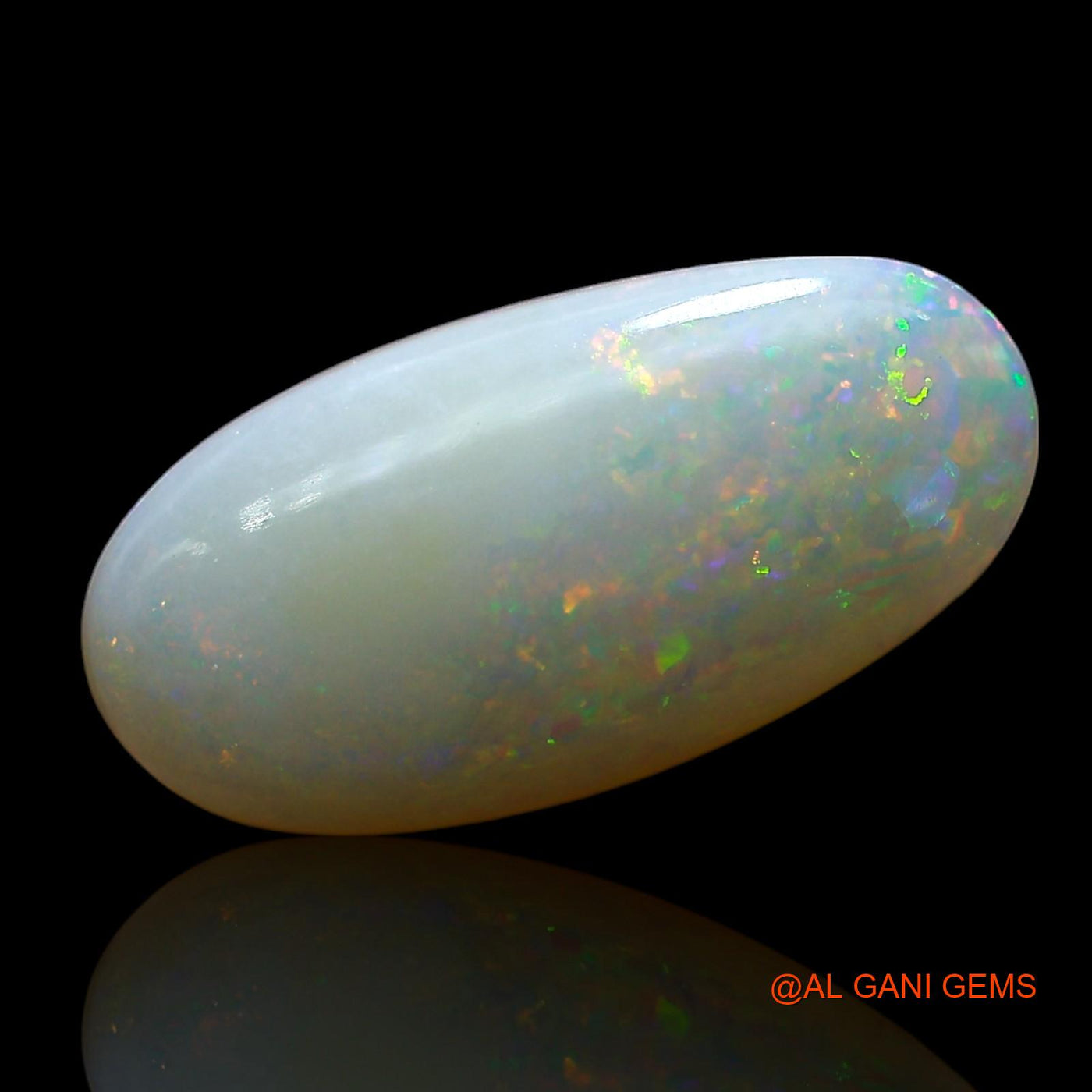 2.00 Cts Natural Australian Fire Opal Loose Gemstone Oval Cabochon 16x8x3 mm AE-543