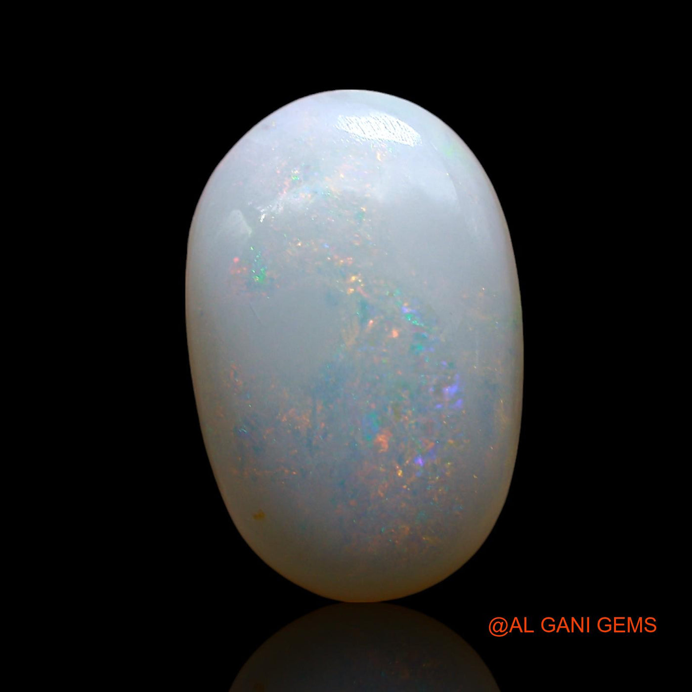 Natural Untreated Fire Opal Loose Gemstone Oval Cabochon From Australia 3.00 Cts 14x9x4 mm AE-544
