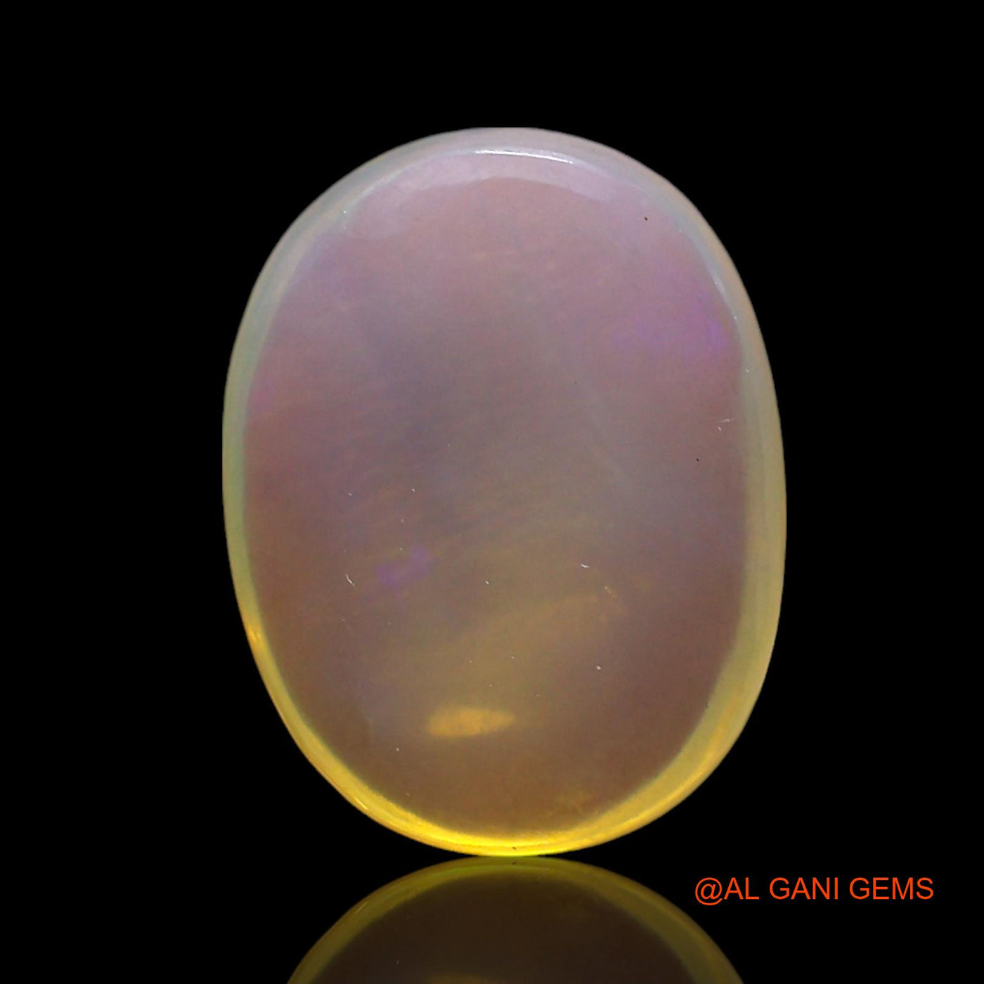 Natural Untreated Fire Opal Loose Gemstone Oval Cabochon From Australia 3.00 Cts 13x10x4 mm AE-546