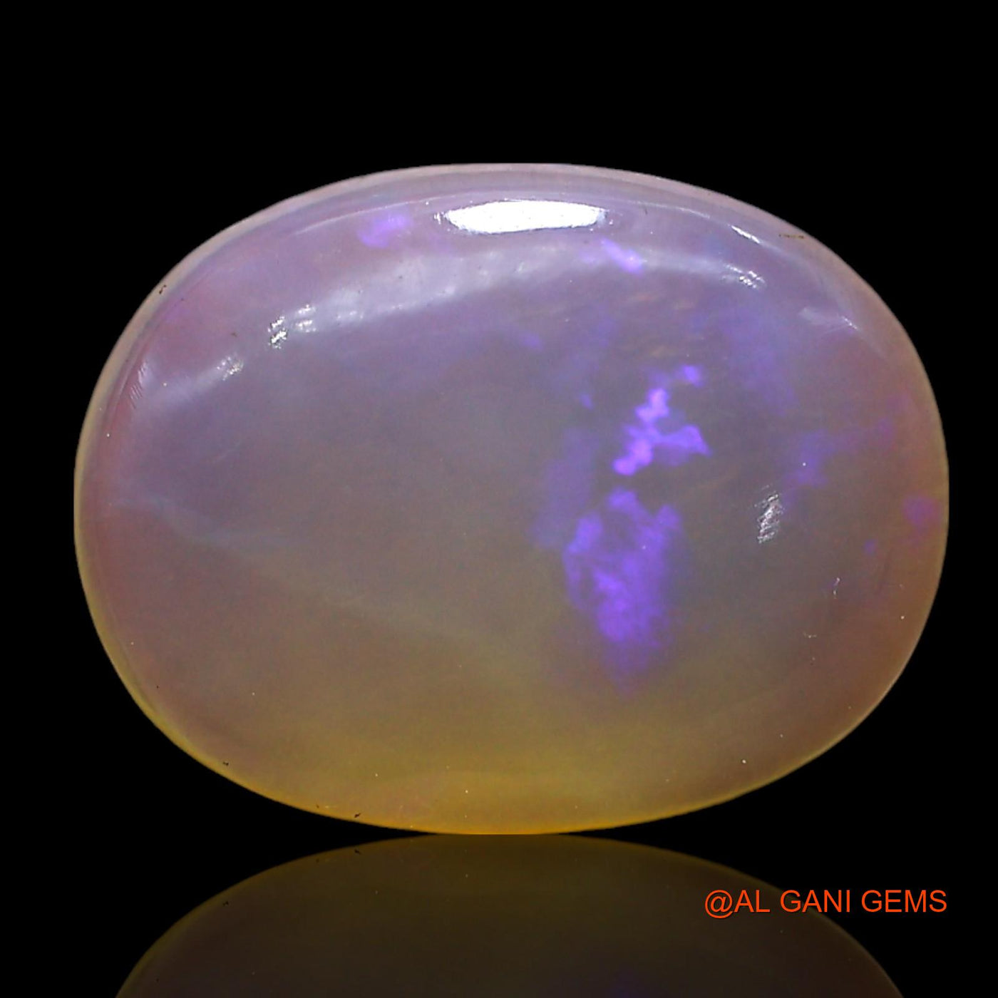 Natural Untreated Fire Opal Loose Gemstone Oval Cabochon From Australia 3.00 Cts 13x10x4 mm AE-546
