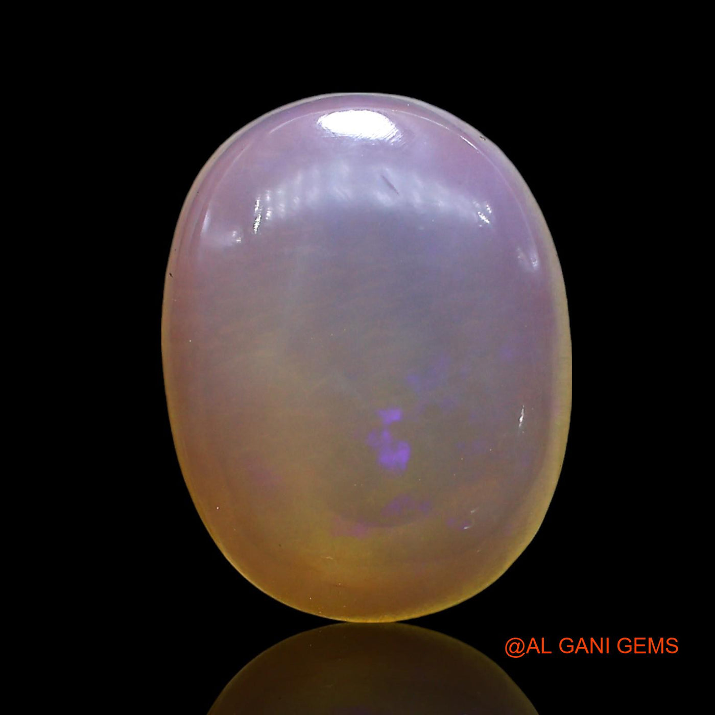Natural Untreated Fire Opal Loose Gemstone Oval Cabochon From Australia 3.00 Cts 13x10x4 mm AE-546