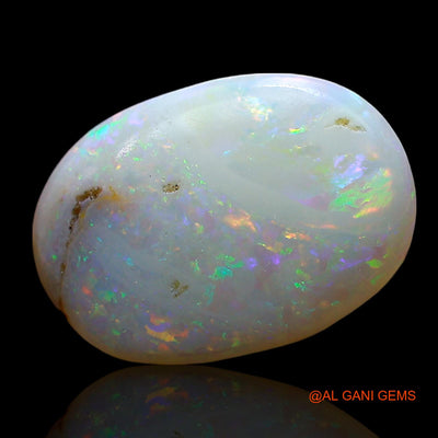2.00 Cts Unheated Australian Fire Opal Loose Gemstone Oval Cabochon Natural 14x9x3 mm AE-547