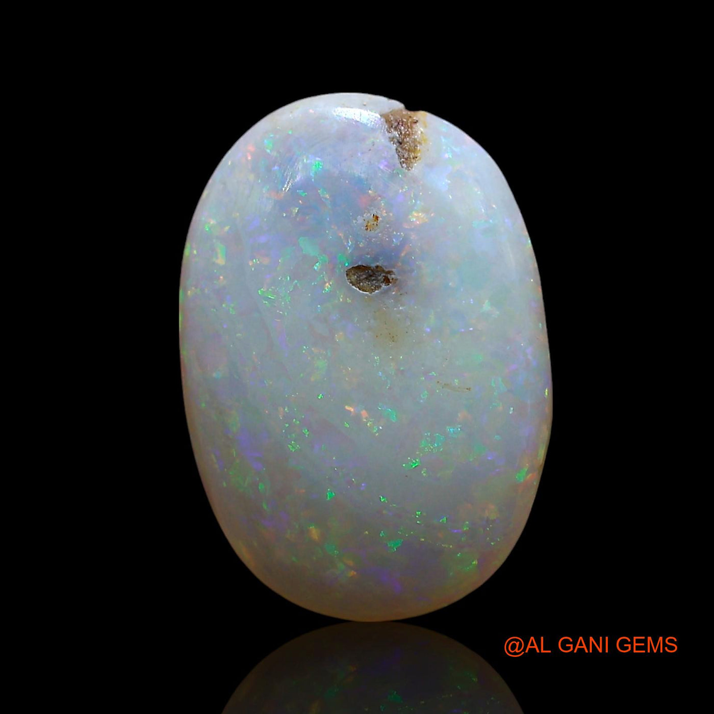 2.00 Cts Unheated Australian Fire Opal Loose Gemstone Oval Cabochon Natural 14x9x3 mm AE-547