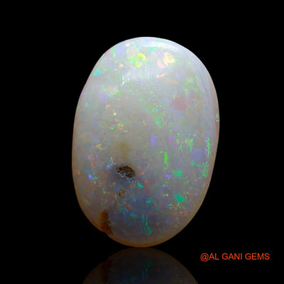 2.00 Cts Unheated Australian Fire Opal Loose Gemstone Oval Cabochon Natural 14x9x3 mm AE-547