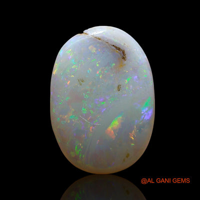 2.00 Cts Unheated Australian Fire Opal Loose Gemstone Oval Cabochon Natural 14x9x3 mm AE-547