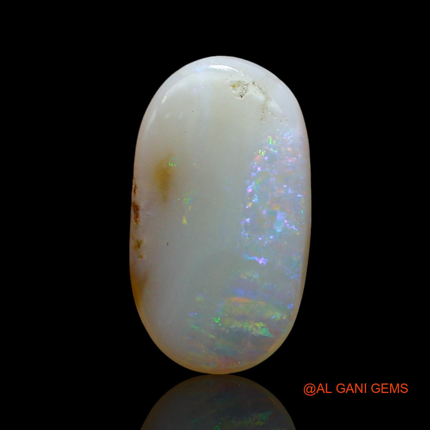 2.00 Cts Natural Australian Fire Opal Loose Gemstone Oval Cabochon 14x8x3 mm AE-548