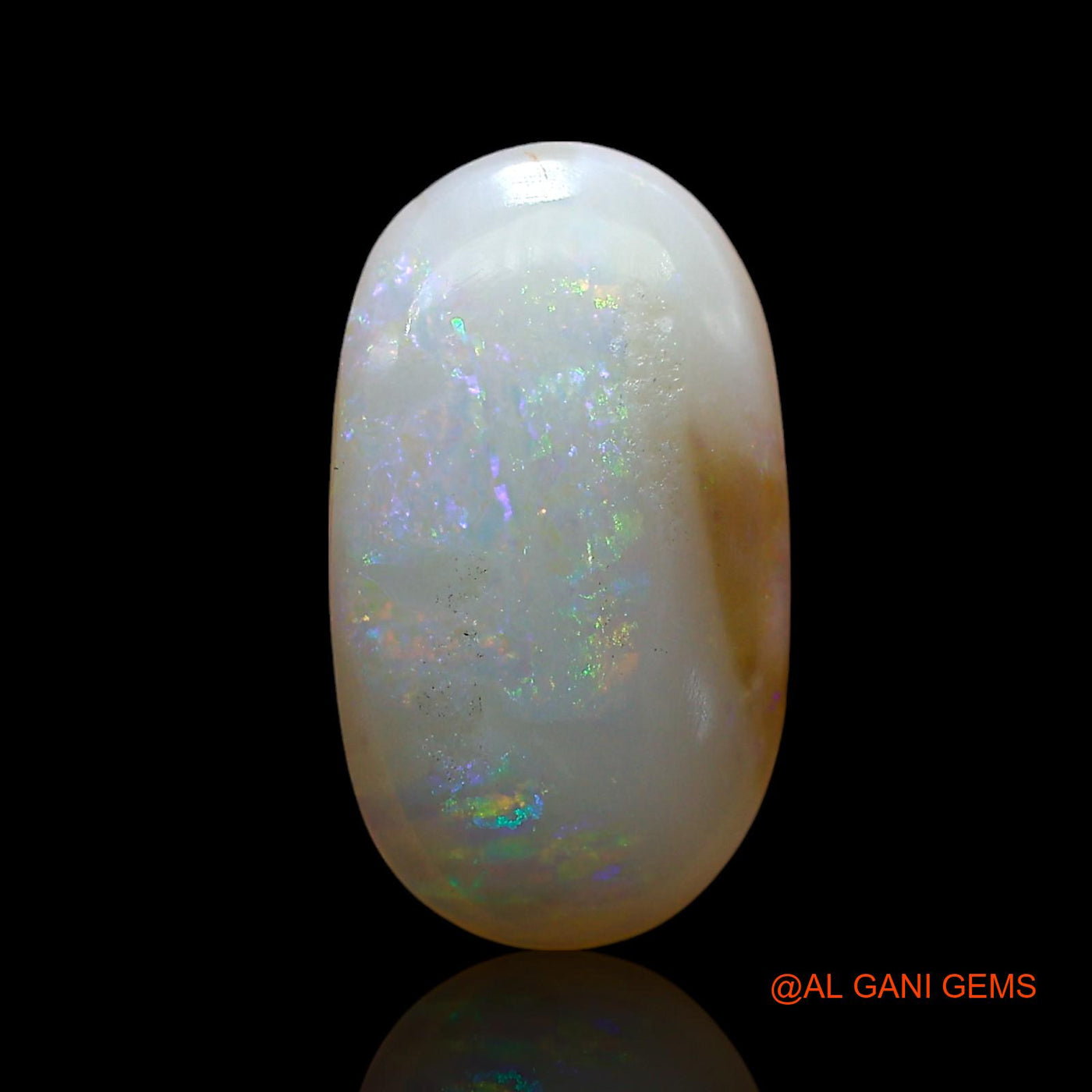 2.00 Cts Natural Australian Fire Opal Loose Gemstone Oval Cabochon 14x8x3 mm AE-548
