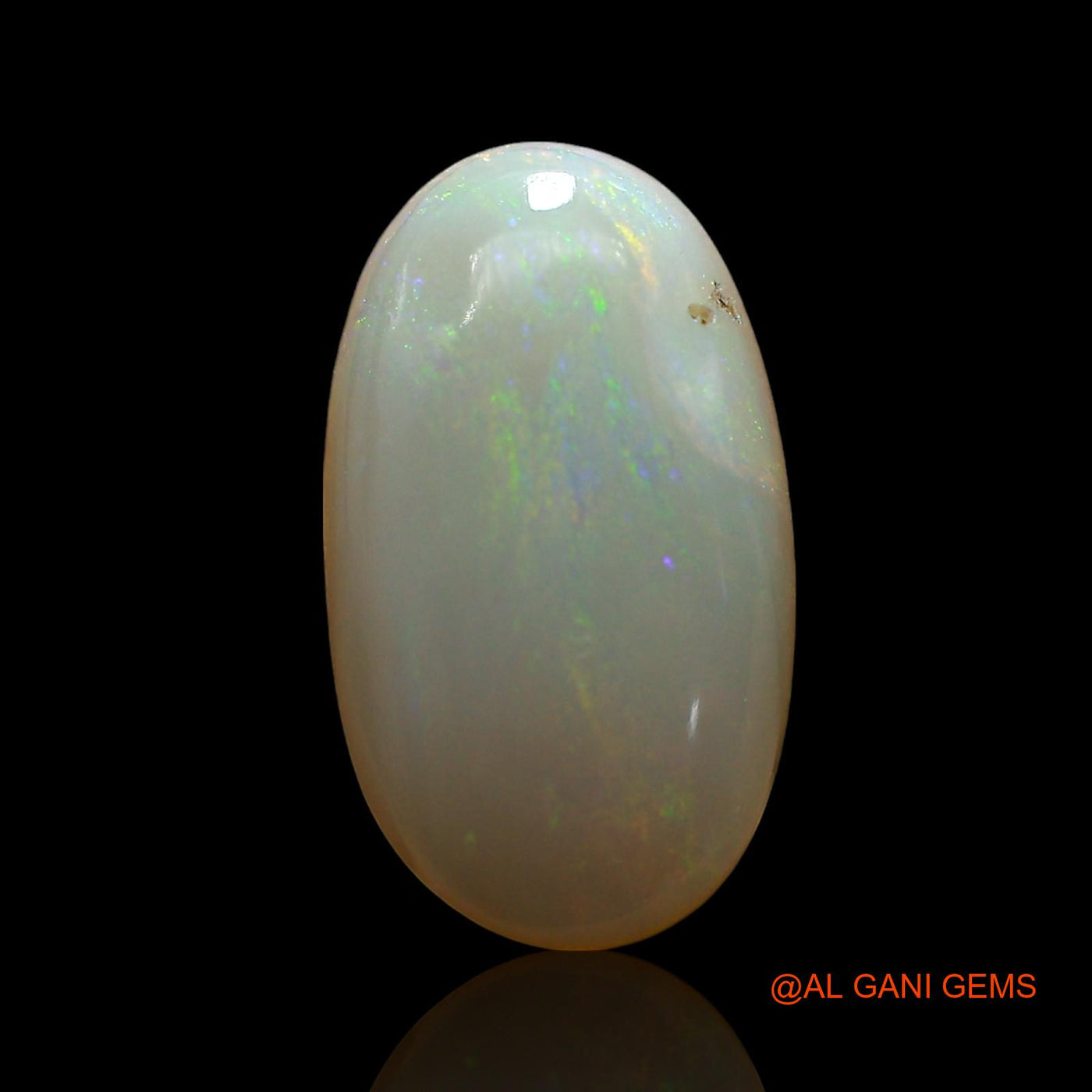 3.00 Cts Natural Australian Fire Opal Oval Cabochon Loose Gemstone For Jewelry 14x8x4 mm AE-549