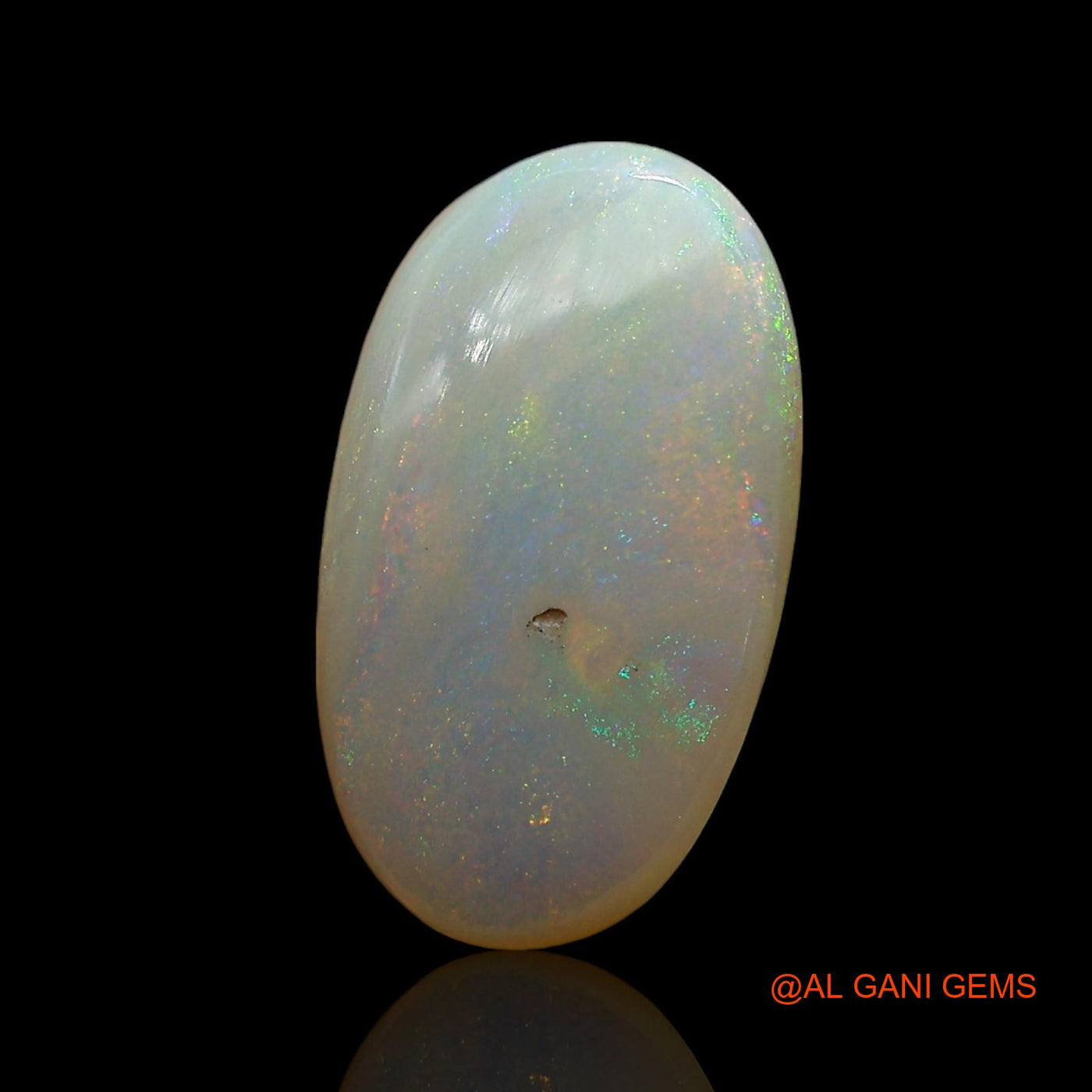 3.00 Cts Natural Australian Fire Opal Oval Cabochon Loose Gemstone For Jewelry 14x8x4 mm AE-549