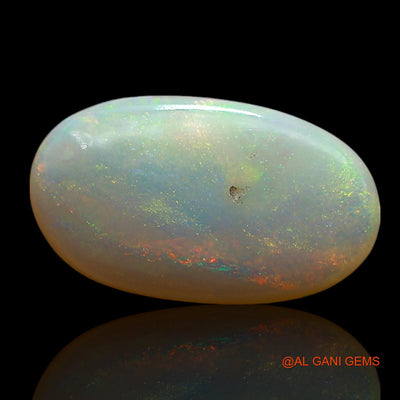 3.00 Cts Natural Australian Fire Opal Oval Cabochon Loose Gemstone For Jewelry 14x8x4 mm AE-549