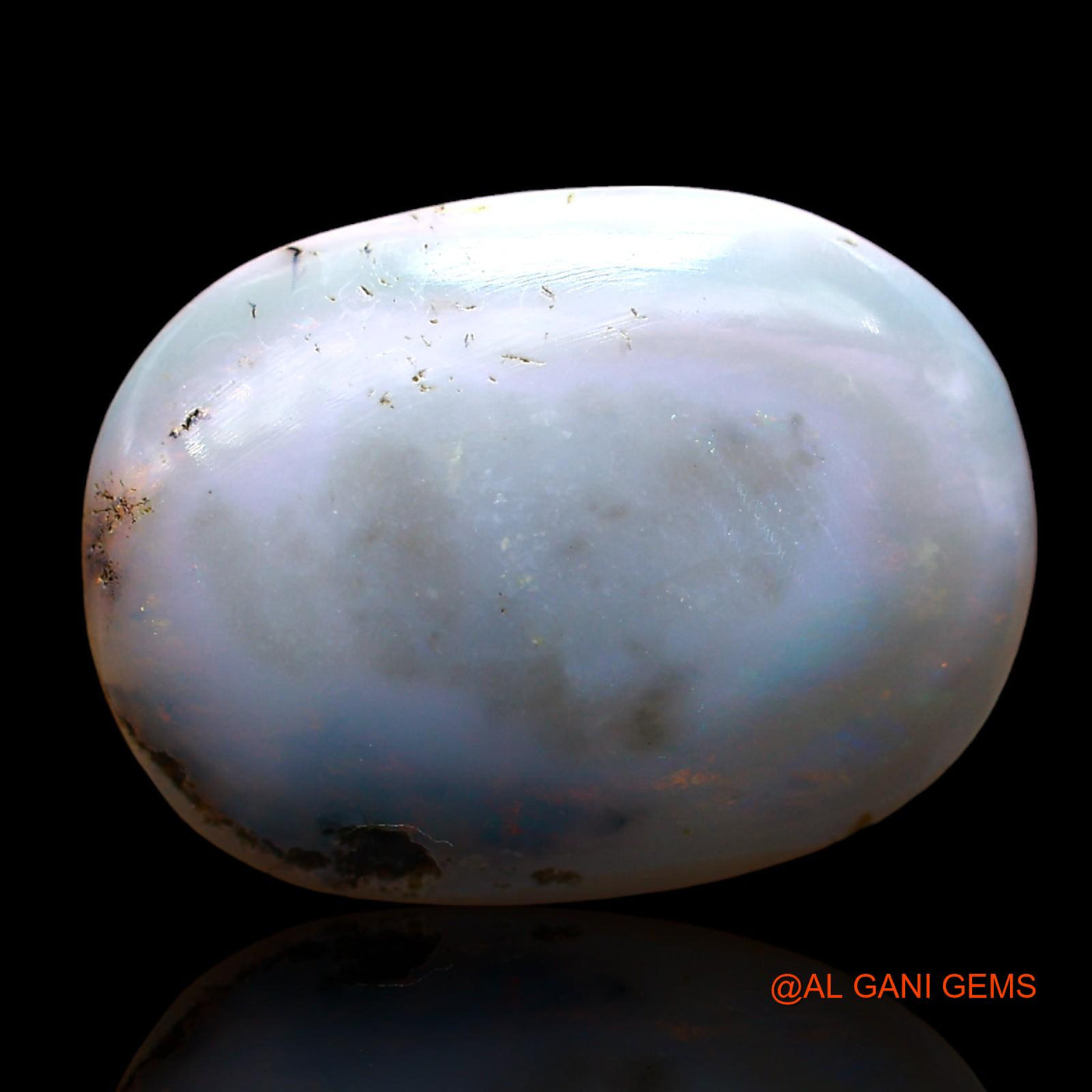 Natural Untreated Fire Opal Loose Gemstone Oval Cabochon From Australia 6.00 Cts 17x13x4 mm AE-54