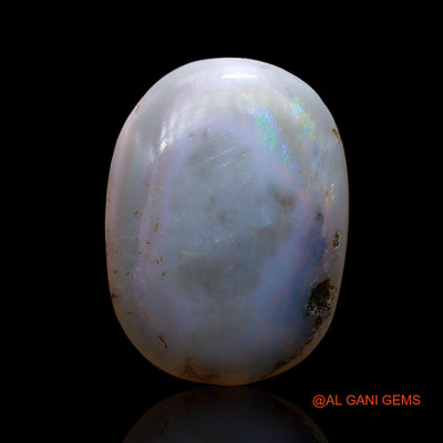 Natural Untreated Fire Opal Loose Gemstone Oval Cabochon From Australia 6.00 Cts 17x13x4 mm AE-54