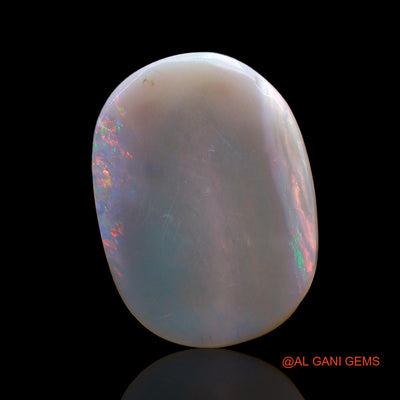 Natural Untreated Fire Opal Loose Gemstone Oval Cabochon From Australia 6.00 Cts 17x13x4 mm AE-54