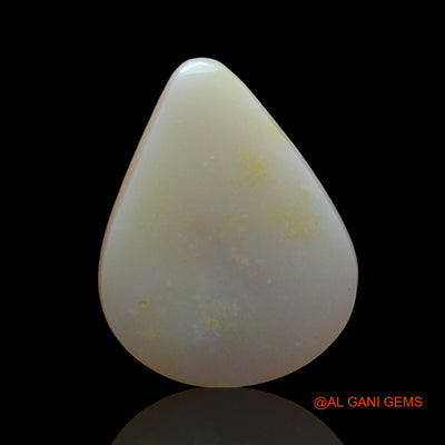 3.00 Cts Natural Australian Fire Opal Loose Gemstone Pear Cabochon 13x10x3 mm AE-550