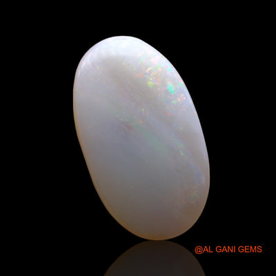 Natural Untreated Fire Opal Loose Gemstone Oval Cabochon From Australia 3.00 Cts 15x8x4 mm AE-553
