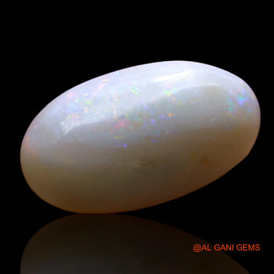 Natural Untreated Fire Opal Loose Gemstone Oval Cabochon From Australia 3.00 Cts 15x8x4 mm AE-553