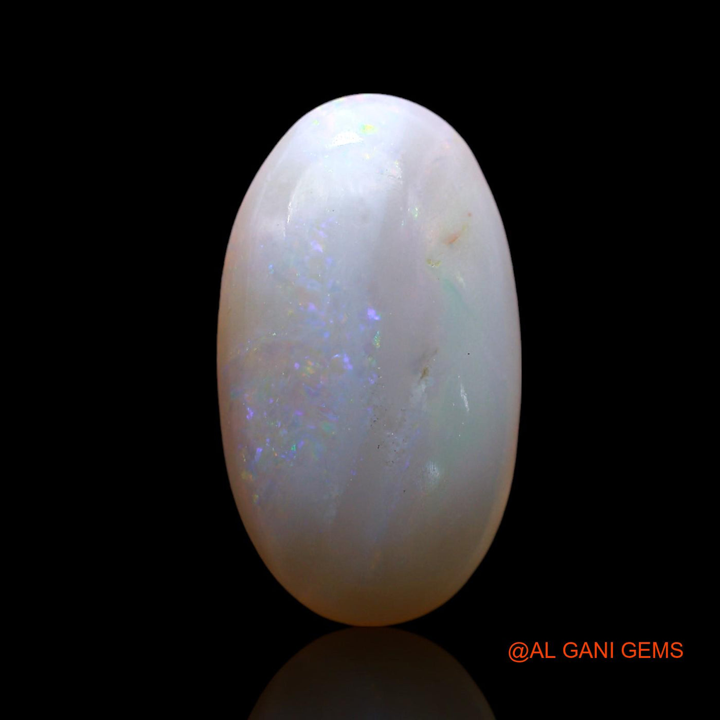 Natural Untreated Fire Opal Loose Gemstone Oval Cabochon From Australia 3.00 Cts 15x8x4 mm AE-553