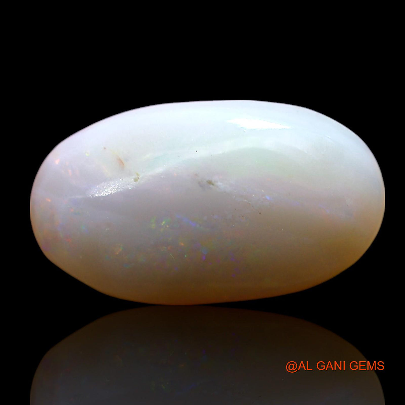 Natural Untreated Fire Opal Loose Gemstone Oval Cabochon From Australia 3.00 Cts 15x8x4 mm AE-553