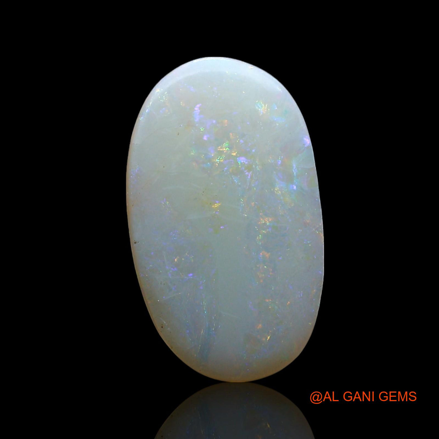 3.00 Cts Natural Australian Fire Opal Loose Gemstone Oval Cabochon 14x8x3 mm AE-556