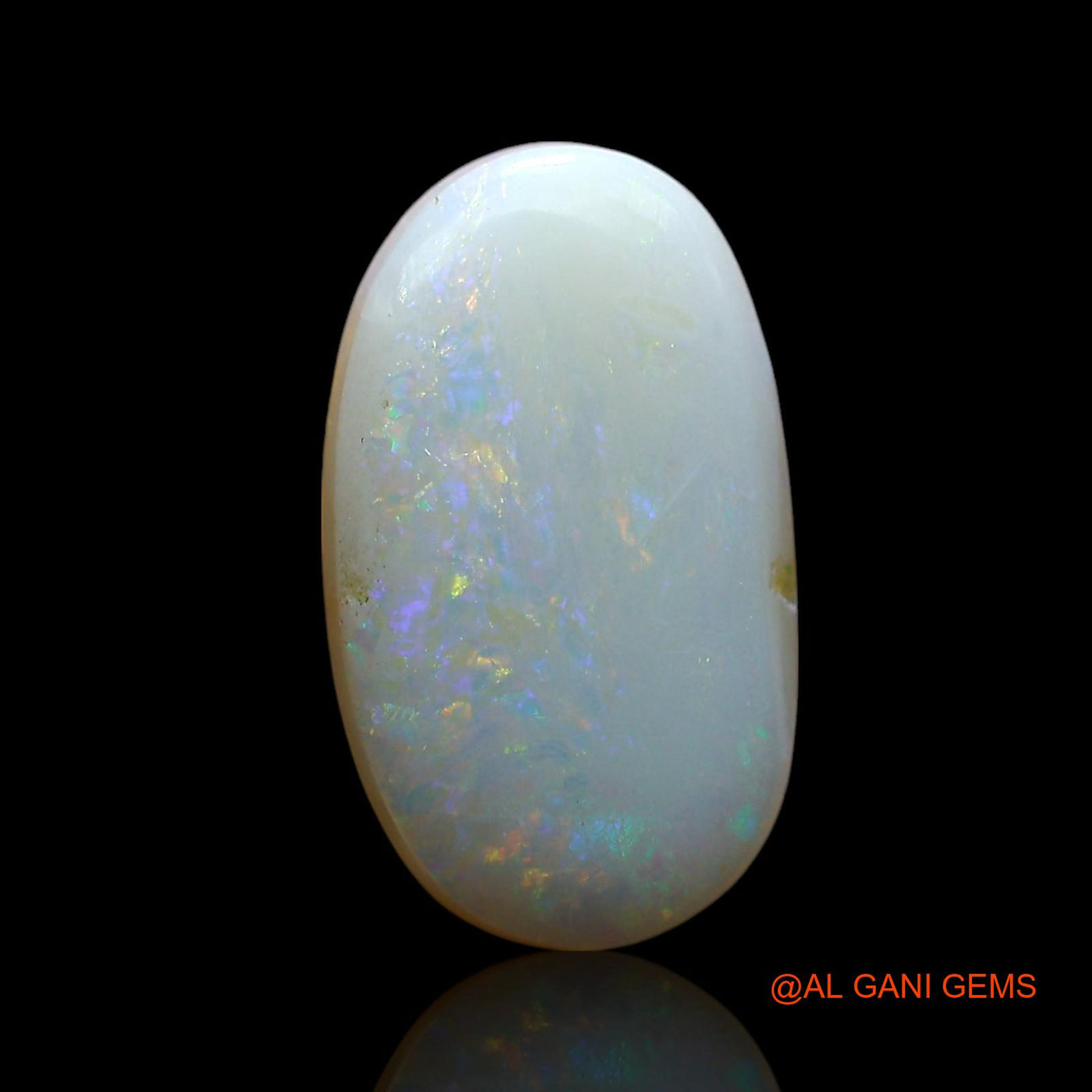 3.00 Cts Natural Australian Fire Opal Loose Gemstone Oval Cabochon 14x8x3 mm AE-556
