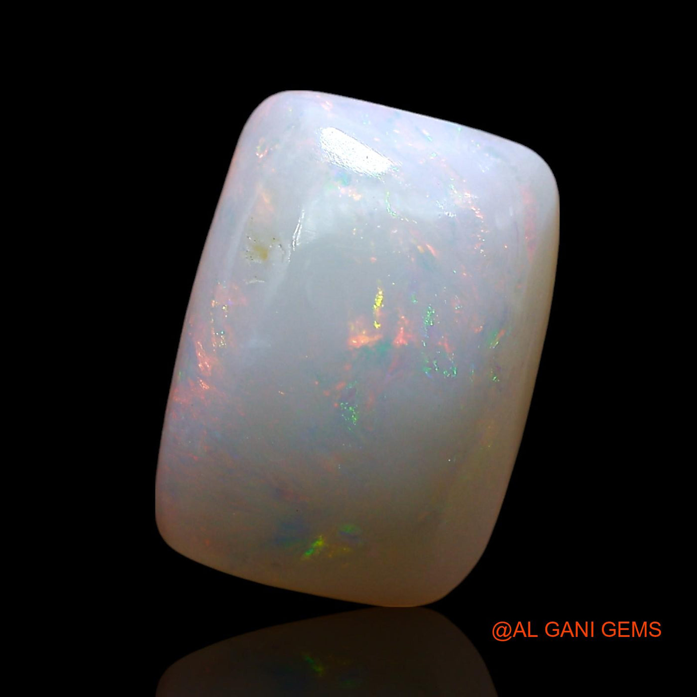 3.00 Cts Natural Australian Fire Opal Loose Gemstone Square Cabochon 12x9x3 mm AE-559