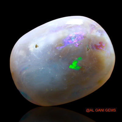 Natural Untreated Fire Opal Loose Gemstone Oval Cabochon From Australia 8.00 Cts 17x13x5 mm AE-55