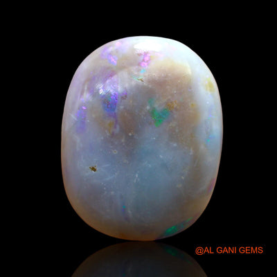 Natural Untreated Fire Opal Loose Gemstone Oval Cabochon From Australia 8.00 Cts 17x13x5 mm AE-55