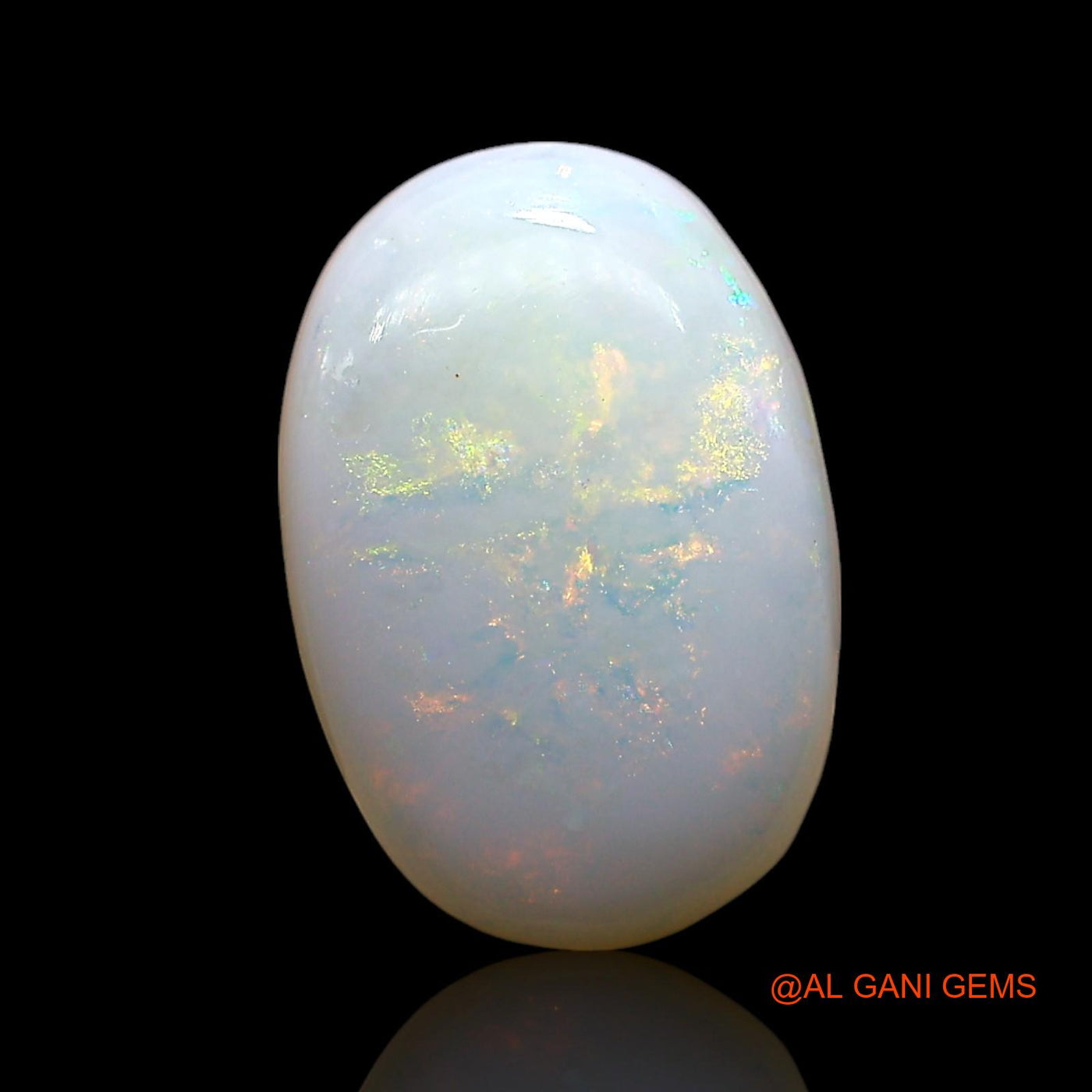 3.00 Cts Natural Australian Fire Opal Loose Gemstone Oval Cabochon 14x9x4 mm AE-560