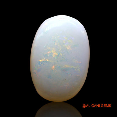 3.00 Cts Natural Australian Fire Opal Loose Gemstone Oval Cabochon 14x9x4 mm AE-560
