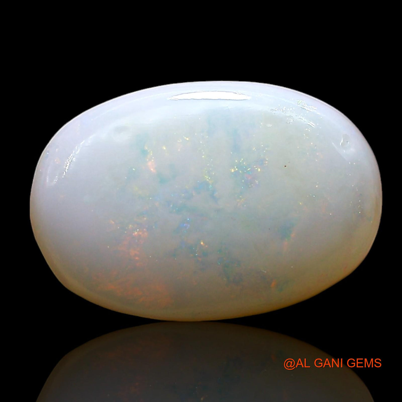 3.00 Cts Natural Australian Fire Opal Loose Gemstone Oval Cabochon 14x9x4 mm AE-560