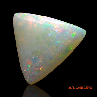 Natural Fire Opal Gemstone 2.00 Cts Loose Trillion Cabochon From Australia 12x11x3 mm AE-561
