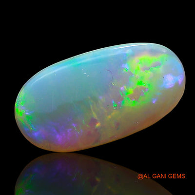 2.00 Cts Natural Australian Fire Opal Oval Cabochon Loose Gemstone For Jewelry 14x7x2 mm AE-563