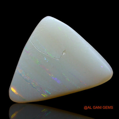 2.00 Cts Natural Australian Fire Opal Loose Gemstone Trillion Cabochon 13x10x3 mm AE-564