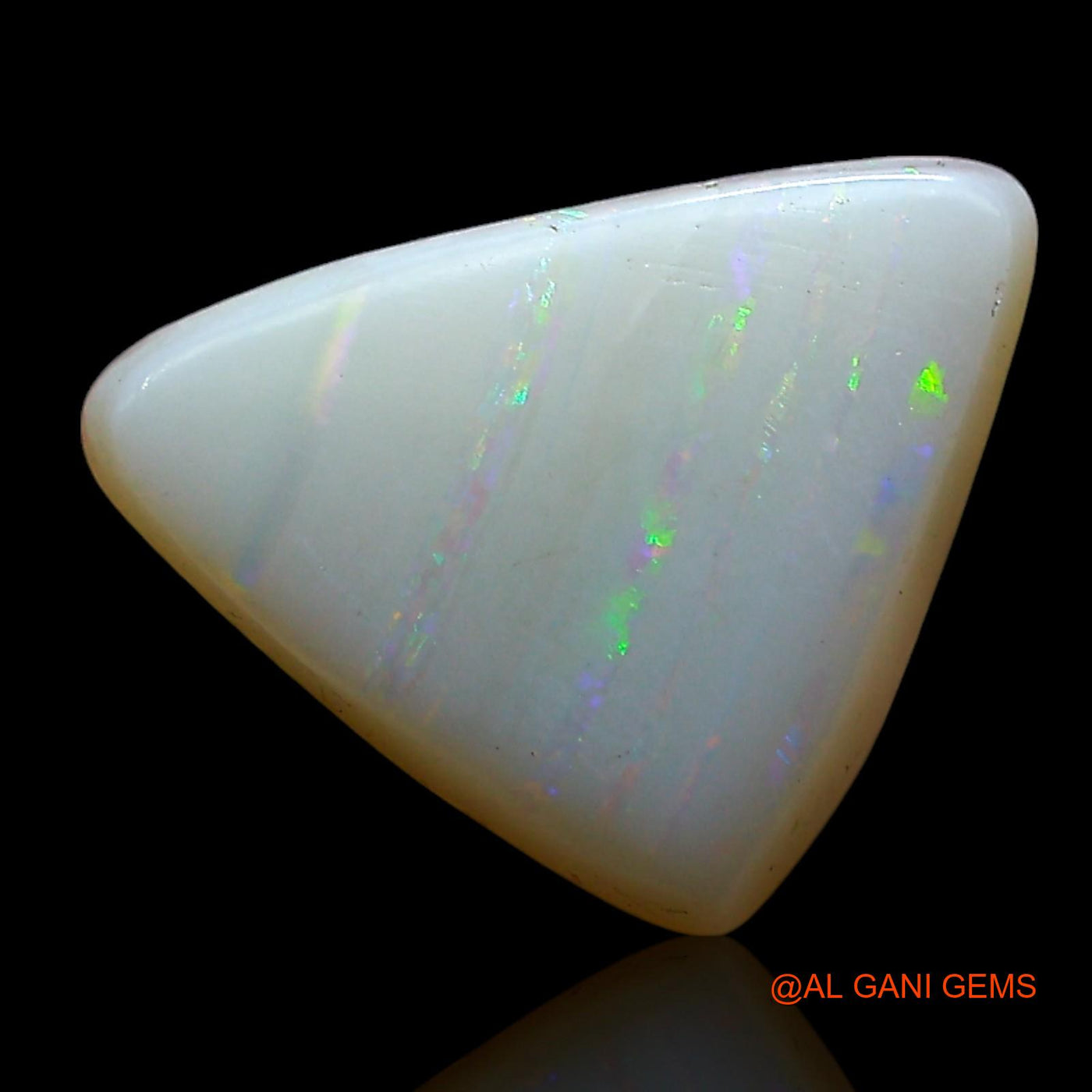 2.00 Cts Natural Australian Fire Opal Loose Gemstone Trillion Cabochon 13x10x3 mm AE-564