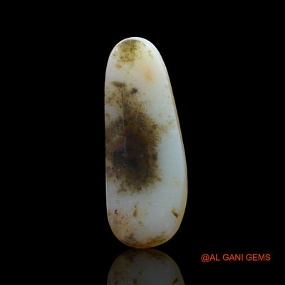 1.00 Cts Unheated Australian Fire Opal Loose Gemstone Fancy Cabochon Natural 15x6x2 mm AE-565