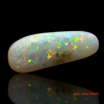 1.00 Cts Unheated Australian Fire Opal Loose Gemstone Fancy Cabochon Natural 15x6x2 mm AE-565