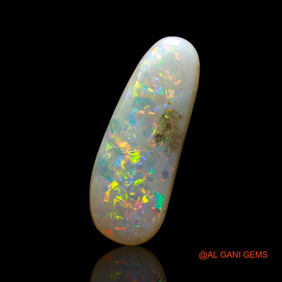 1.00 Cts Unheated Australian Fire Opal Loose Gemstone Fancy Cabochon Natural 15x6x2 mm AE-565